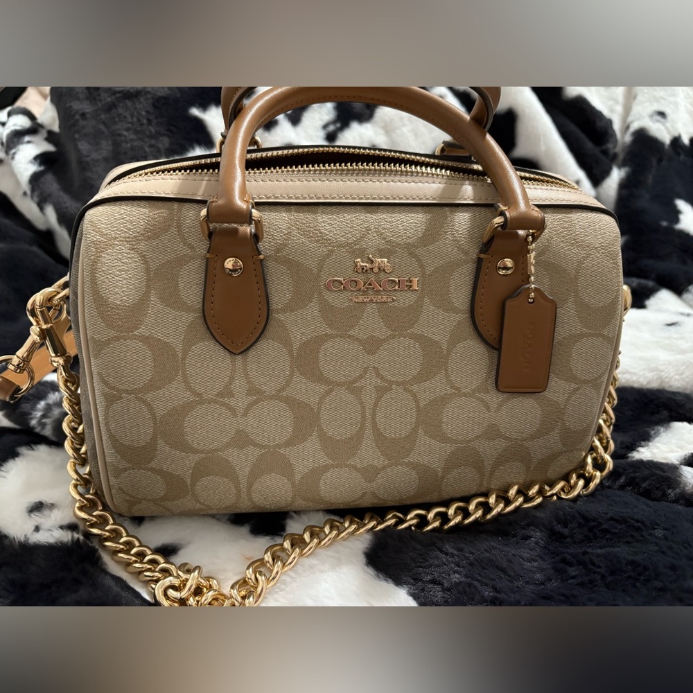 Coach Rowan Satchel Signature 10”